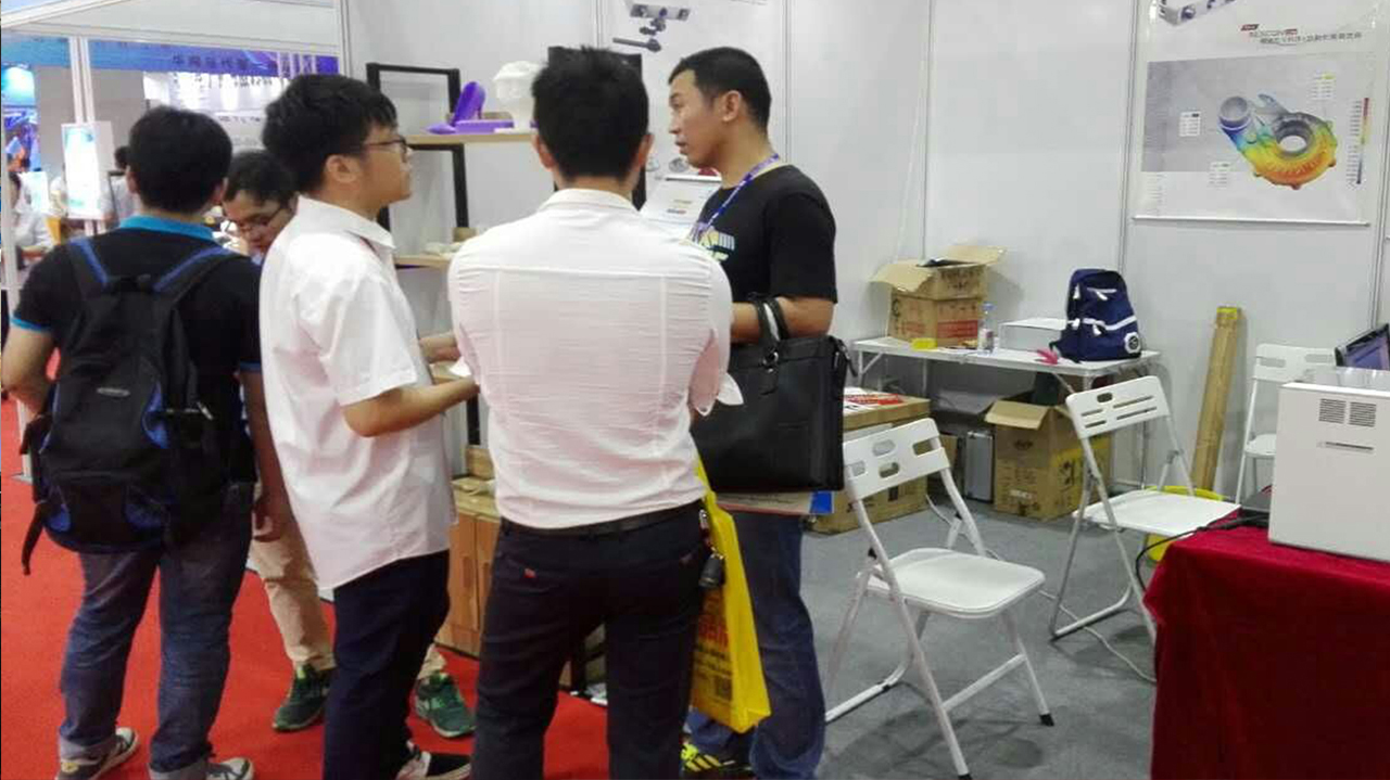 我司参加2016年第4届广州国际数码印刷、图文快印展览会，3d打印展